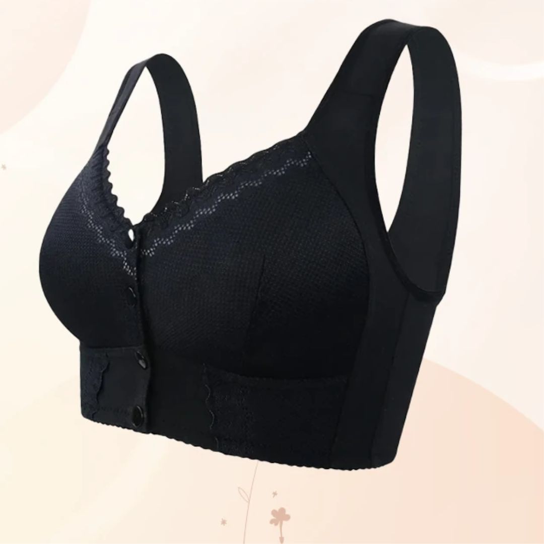 Sutiã Moona – Fecho Frontal Respirável e Conforto Para Mulheres