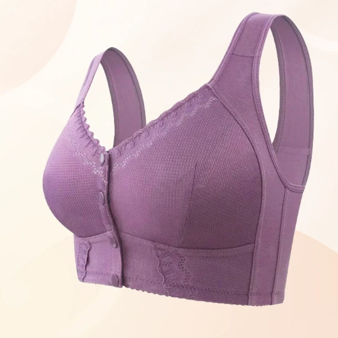 Sutiã Moona – Fecho Frontal Respirável e Conforto Para Mulheres