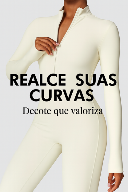 Macacão CozyZip – Térmico com Zíper Frontal