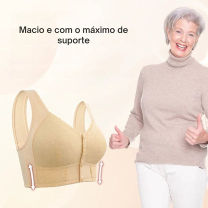 Sutiã Moona – Fecho Frontal Respirável e Conforto Para Mulheres