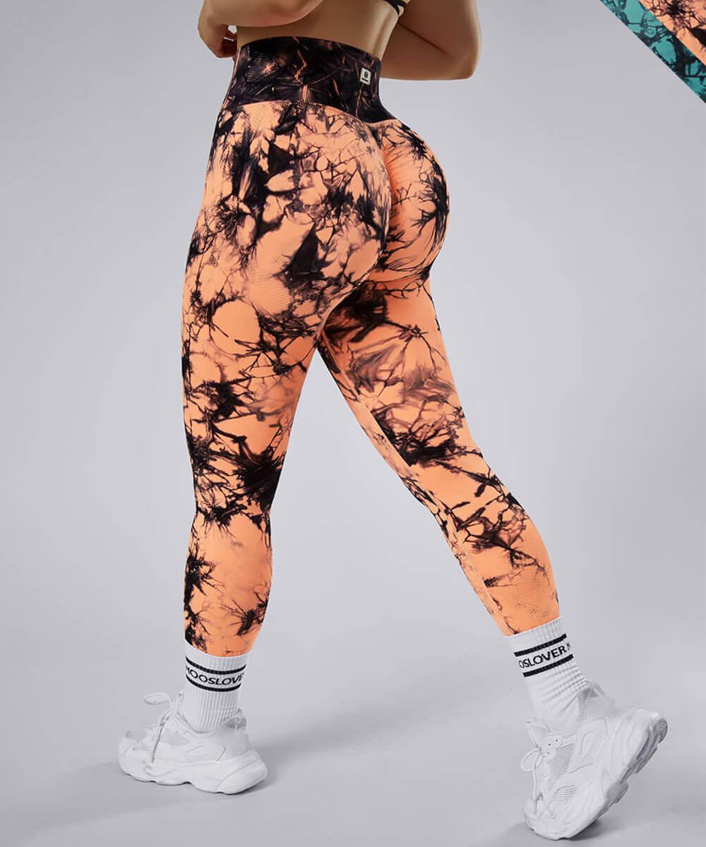 Legging Tie-Dye Cintura Alta Levanta Bumbum Seamless!